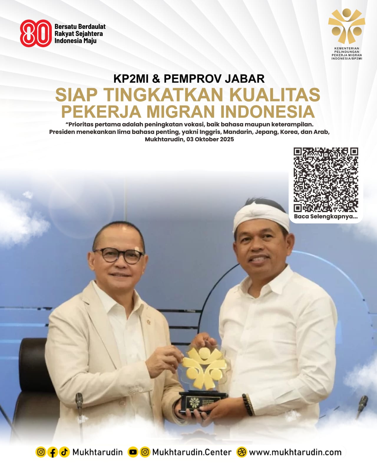 KP2MI & Pemprov Jabar Siap Tingkatkan Kualitas Pekerja Migran Indonesia
